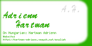 adrienn hartman business card